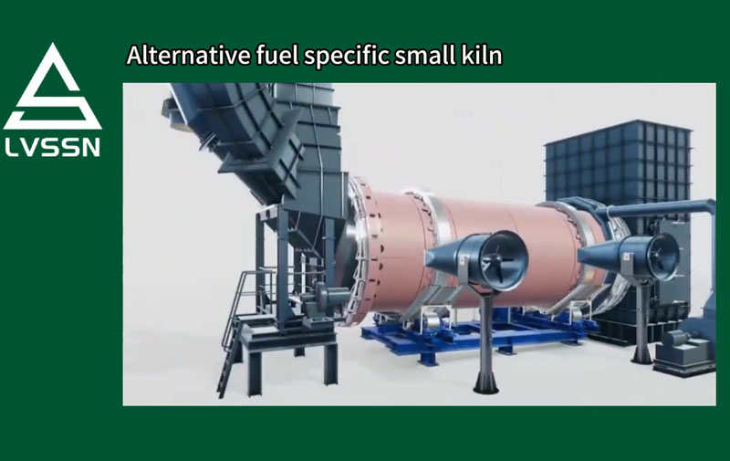 Alternative fuel specific small kiln